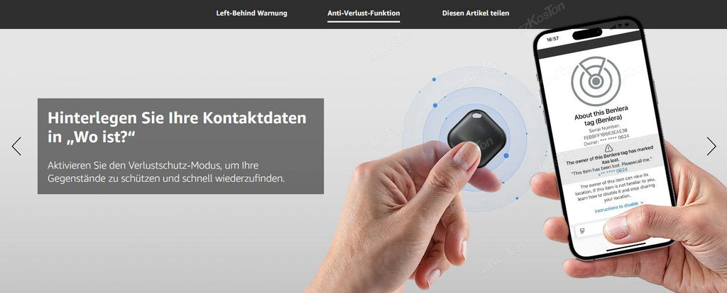 Mini GPS Tracker Compatible with iOS Find My APP Dog Cat Locator Child Finder Pet & Car Lost Tracker Smart iTag with Keychain