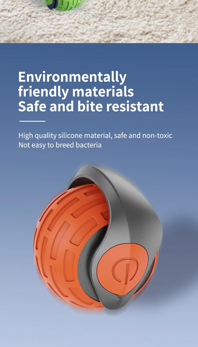 New Interactive Cat Toys Ball Auto Electric Rolling Ball Toys for Cat Kitty Pet Smart Automatic Teaser USB Rechargeable Cat Toy