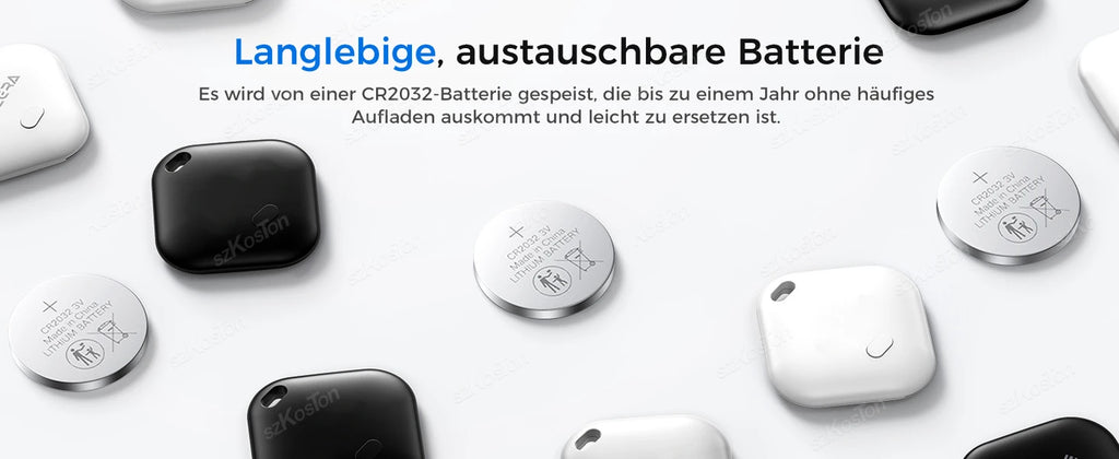 Mini GPS Tracker Compatible with iOS Find My APP Dog Cat Locator Child Finder Pet & Car Lost Tracker Smart iTag with Keychain