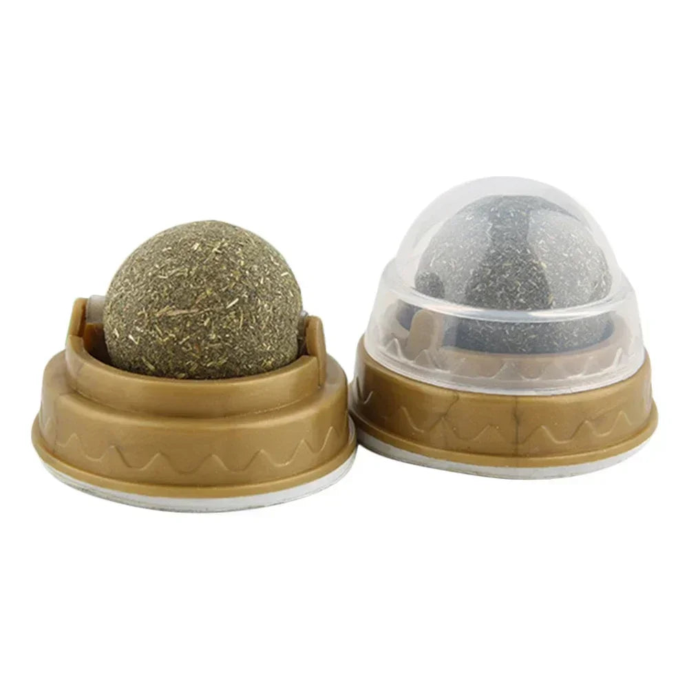 1-10PC Pet Catnip Toys Edible Catnip Ball Safety Healthy Cat Mint Cats Chasing Game Toy Products Clean Teeth The Stomach Catmint