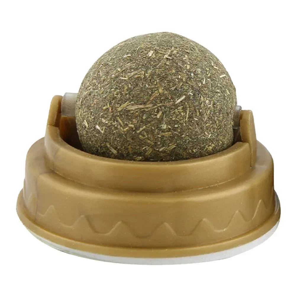 1-10PC Pet Catnip Toys Edible Catnip Ball Safety Healthy Cat Mint Cats Chasing Game Toy Products Clean Teeth The Stomach Catmint