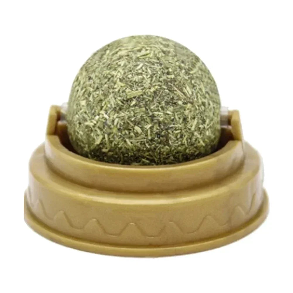 1-10PC Pet Catnip Toys Edible Catnip Ball Safety Healthy Cat Mint Cats Chasing Game Toy Products Clean Teeth The Stomach Catmint