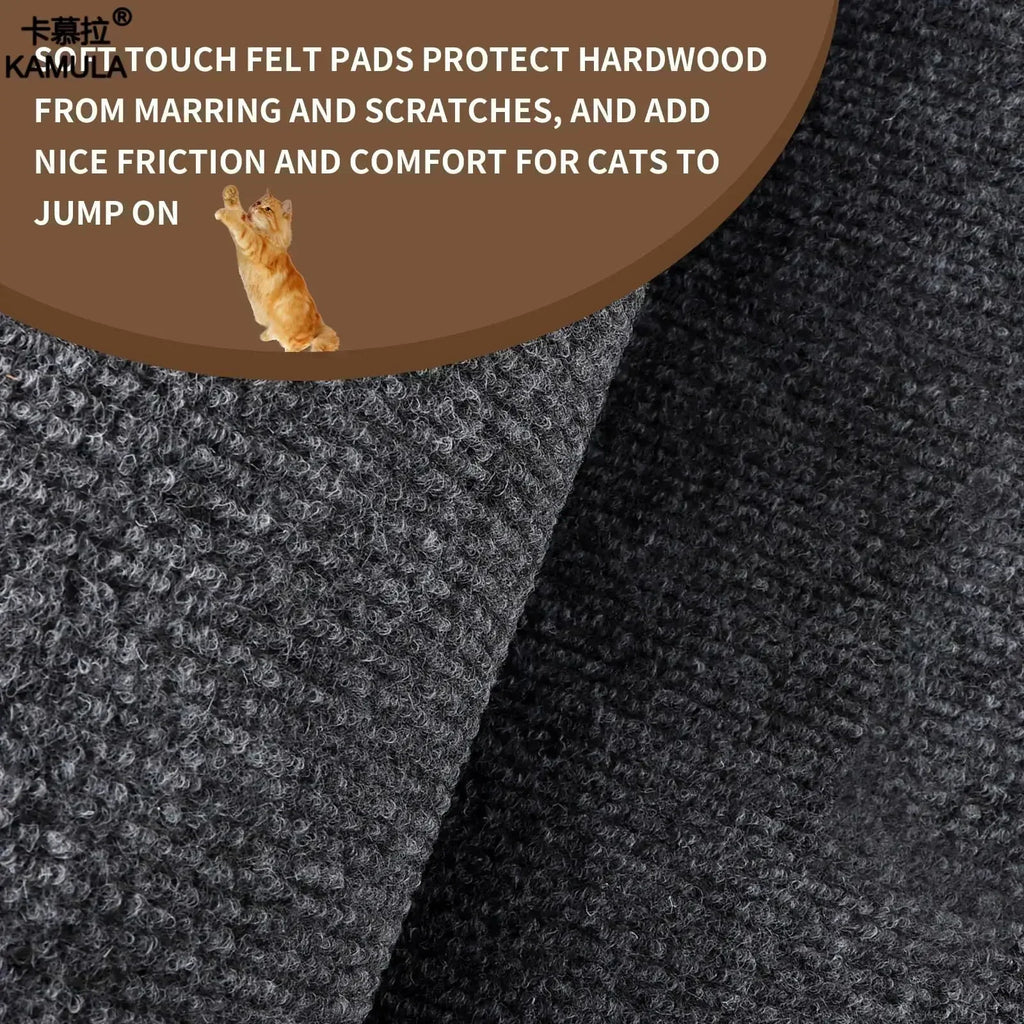 Trimmable Cat Scratching Mat Self-Adhesive Carpet Mat Pad Cat Pet Scratcher Furniture Couch Corner Indoor Sofa Wall Protector