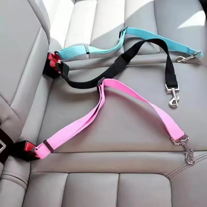 Dog seat belts hot sale pet car seat belt retractable leash dog carrier safety convenient dog leash supplies